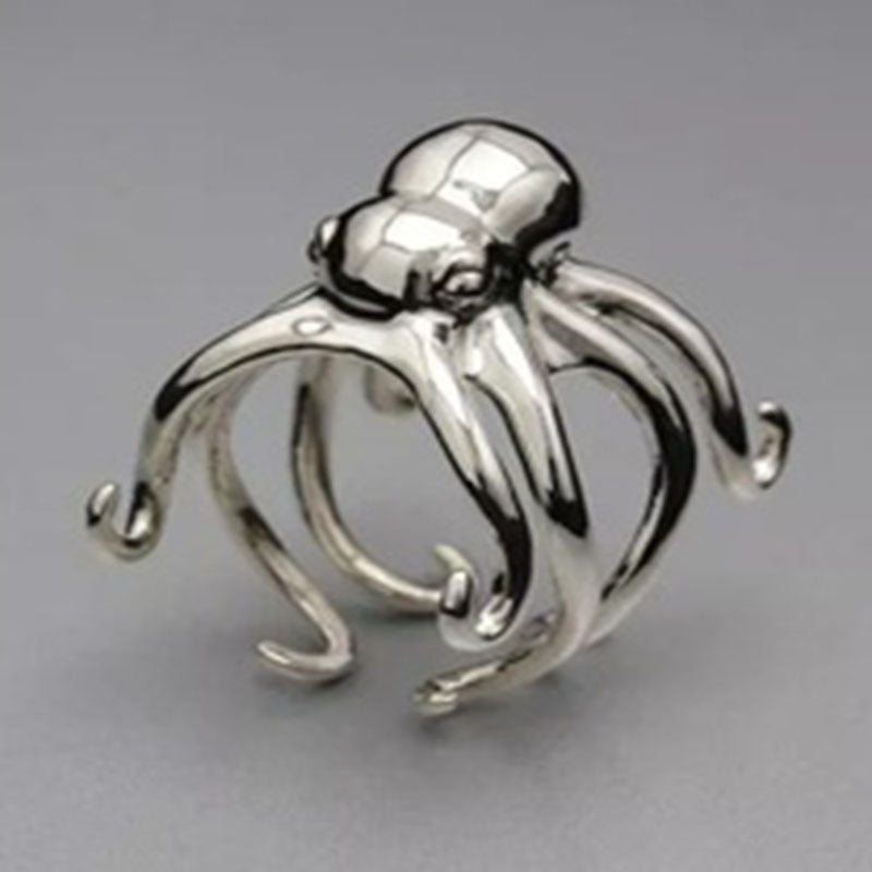 European And American Fashion Cool Octopus Ring