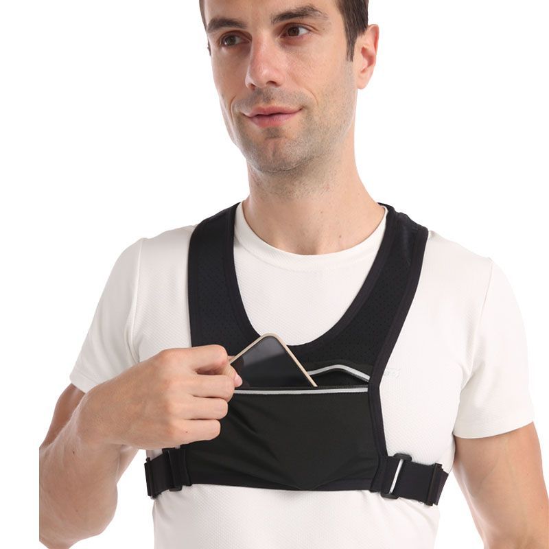 Close-fitting Reflective Running Phone Vest Bag