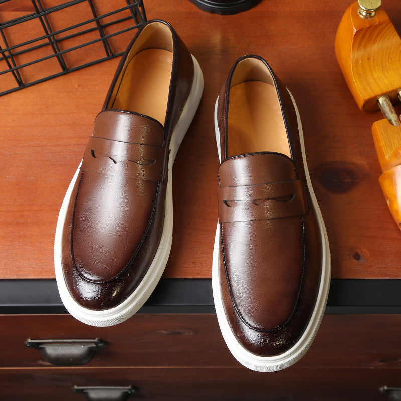 Breathable British Style Loafers Men
