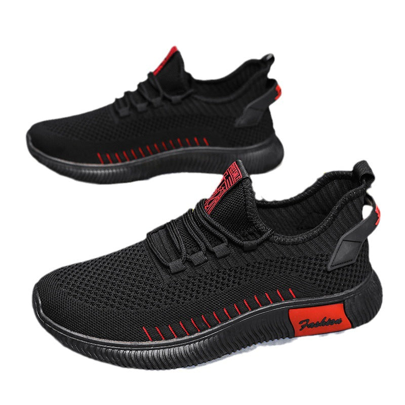 Breathable Mesh Shoes Men's Casual All-matching Comfortable And Non-slip Wear-resistant Running Tide Shoes