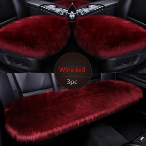 Winter plush car seat