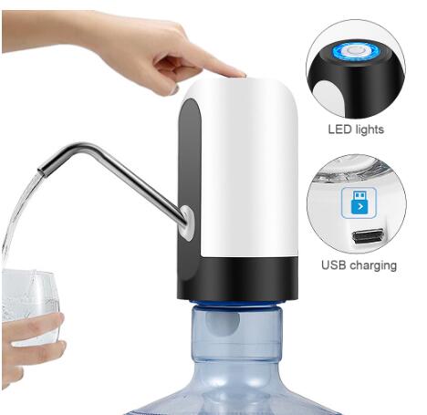 Automatic Electric Drinking Water Bottle Pumps USB Charging With Switching Smart Water Pumping Device Home Appliance