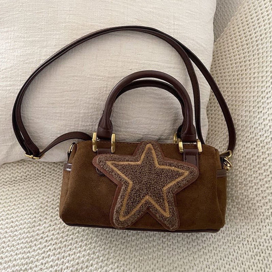 New Autumn Vintage Suede Texture Advanced Handbags