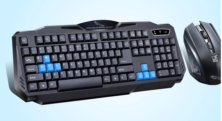 Wireless keyboard and mouse keys