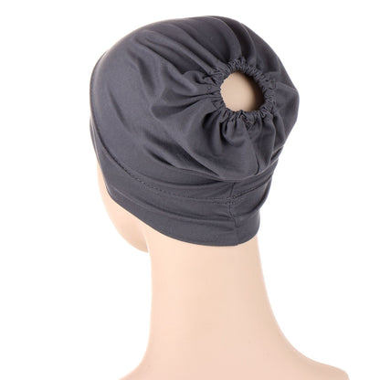 Muslim New Multicolor Back Elastic Hat