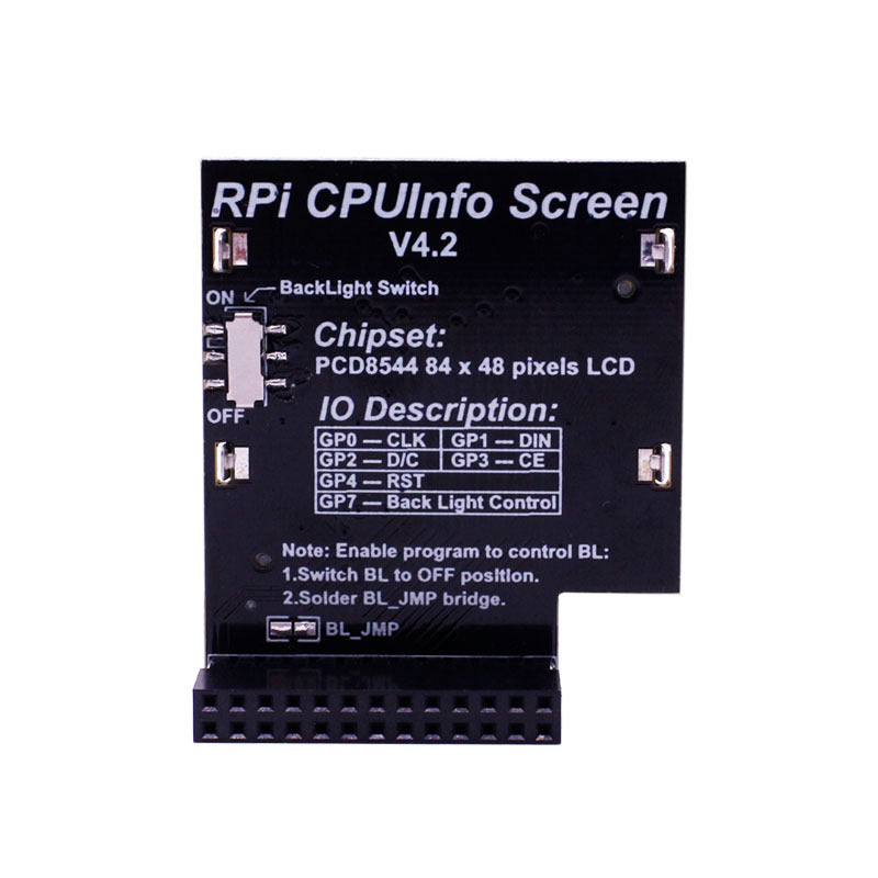 1.6 Inch LCD Display CPU Info With Backlight Switch