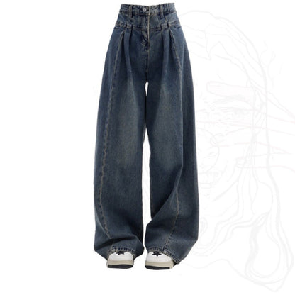 Loose Fitting Wide Leg Jeans