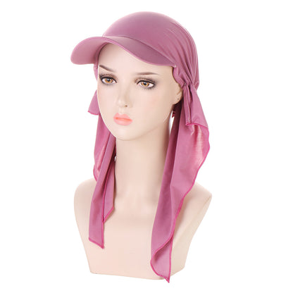 Casual Fashion Muslim Multi-color Turban Cap