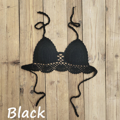 Boho crochet bra