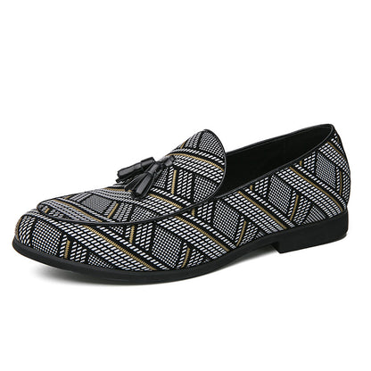 Slip-on Sloth Leather Shoes Male