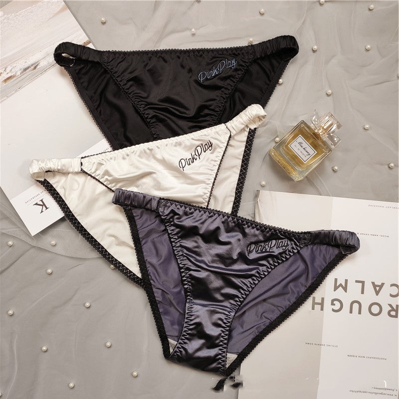 Women's Pinkplay Thin Embroidered Underwear