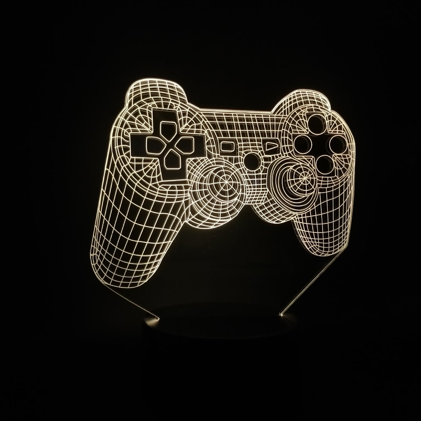 Gamepad 3D night light creative home lamp