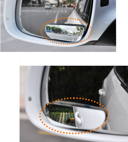 Infinity car rearview mirror car small round mirror reversing blind spot adjustable wide-angle auxiliary mirror reflective blind zone