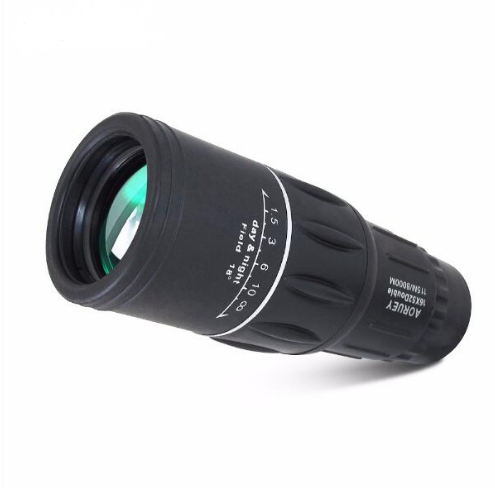 New 16x52 up and down double-tuning wide-angle enhanced green film HD high-power day and night available monoculars