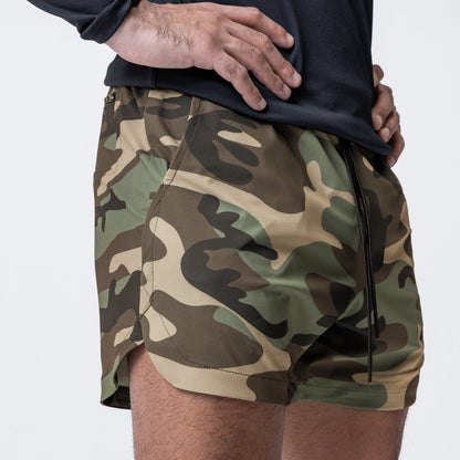 Men's Fashion Single-layer Polyester Quick-drying Sports Shorts