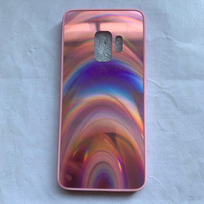 3D Rainbow Glitter Gradient Back Cover Case