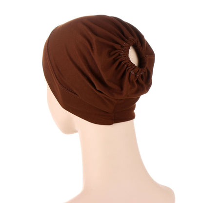 Muslim New Multicolor Back Elastic Hat