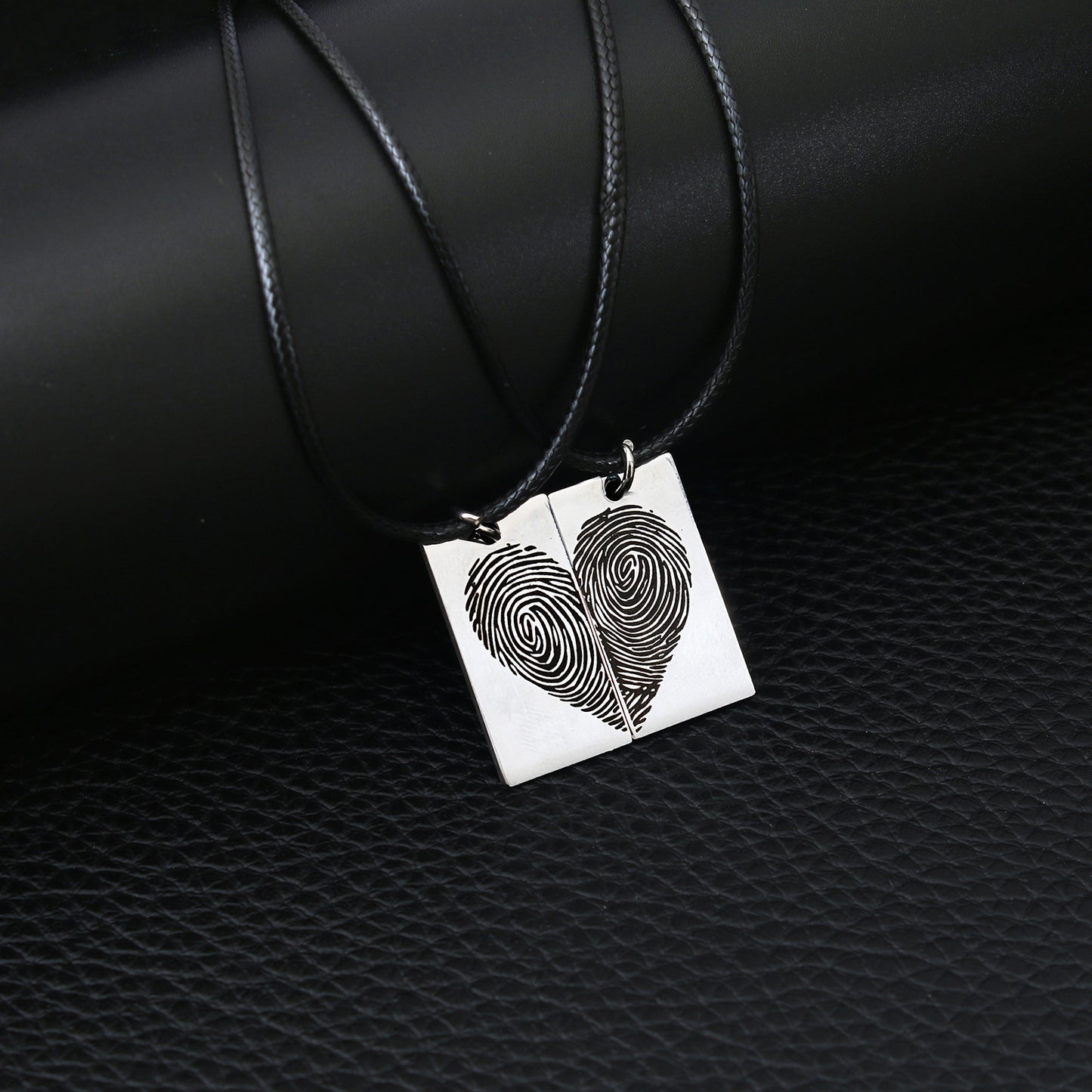 Heart Square Necklace For Men And Women
