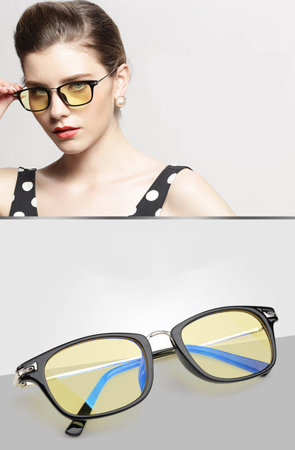 Anti Blue Glasses Fashion Lady TR90 Frame Computer Online Games Goggles Radiation Protection