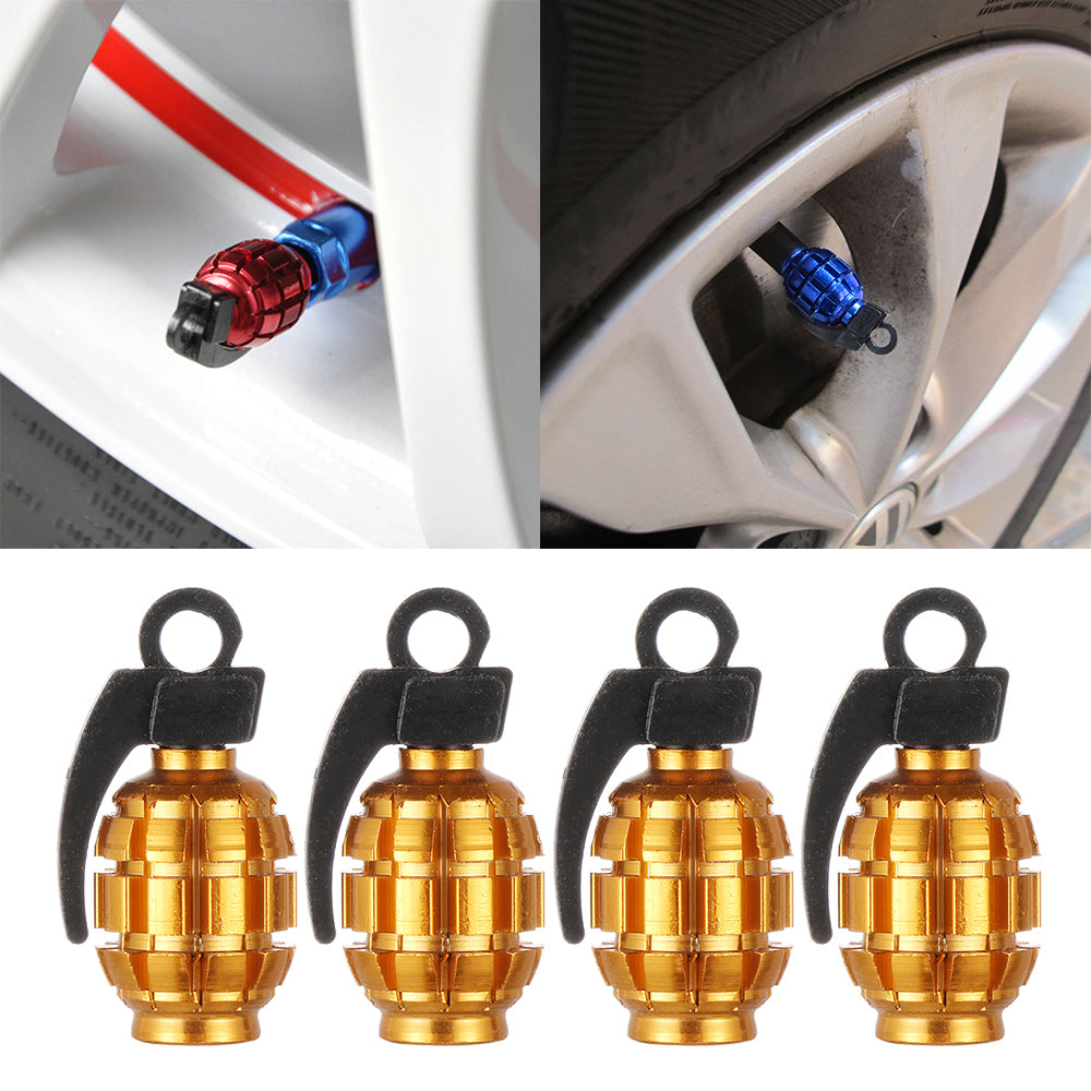 2pcs Car Tire Wheel Rim Stem Air Valve Caps