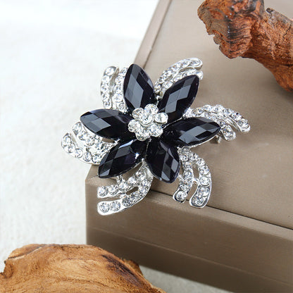 Brooch Female Rhinestone Coat Accessories