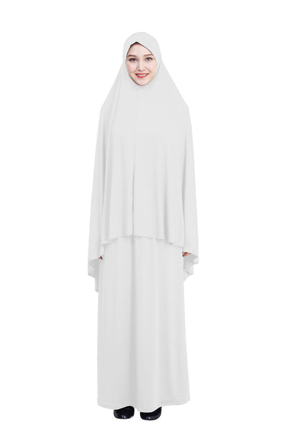 Muslim ladies hijab skirt suit prayer dress