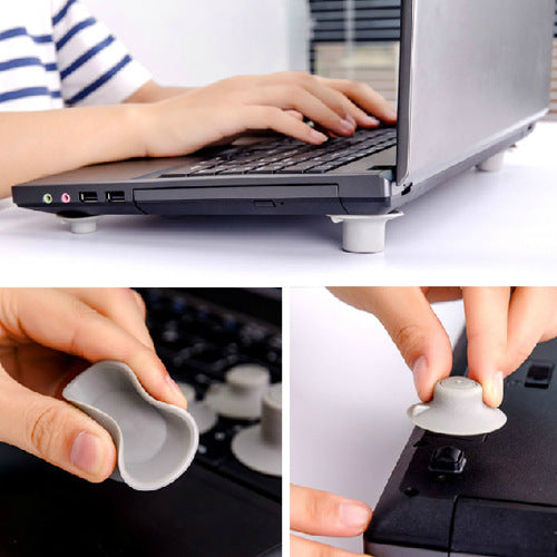 Non-slip Cooling Pad Cooler Stand Cool Stand for Laptop PC Durable Plastic Easy to Install Disassembly