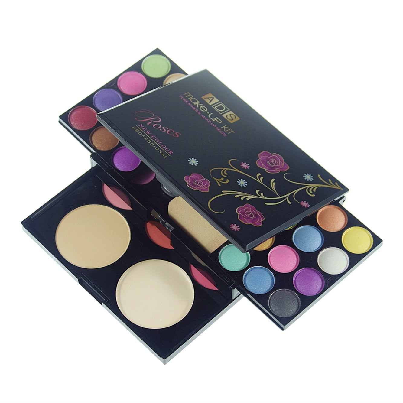Manufacturers supply Edith 33 color eye shadow make-up suit combination easy to make up makeup cosmetics suit