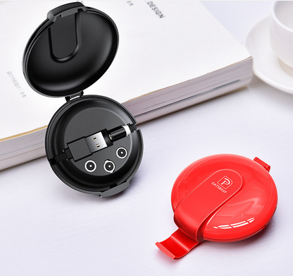 3-in-1 Magnetic Retractable Style Charger Portable Multifunctional Car Holder Mobile Phone Bracket Fast Charger