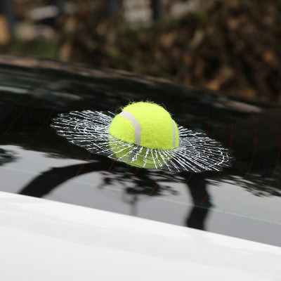 Hot 3D stereo football basketball tennis baseball tennis crazy car glass motor vehicle supplies wholesale labeling