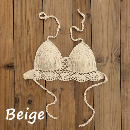 Boho crochet bra