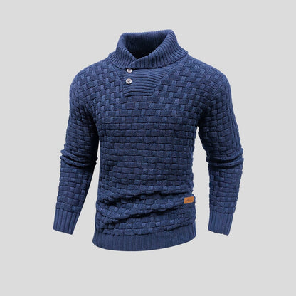 Boys' Button Plaid Exquisite Sweater