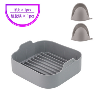 Air Fryer Silicone Pot Replacement Of Parchment Paper Liners No More Cleaning Basket After Using The Air Fryer Food Safe Air Fryers Oven Accessories