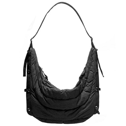 Cotton Horn Hobo Bag Leisure Simple And Lightweight Large Capacity Men's And Women's Handbags