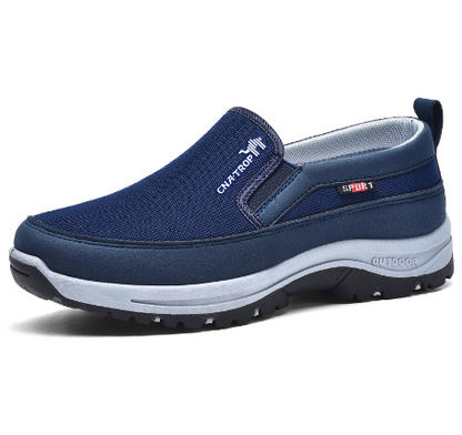 Shoes Mens Canvas Shoes Soft Bottom Casual Breathable Comfortable Slip-on Mens Cloth Shoes