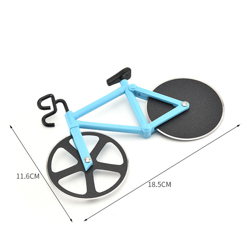 Pizza Cutter Stainless Steel Bicycle Shape Wheel Bike Roller Pizza Chopper Slicer Pizza Cutting Knife Kitchen Tools