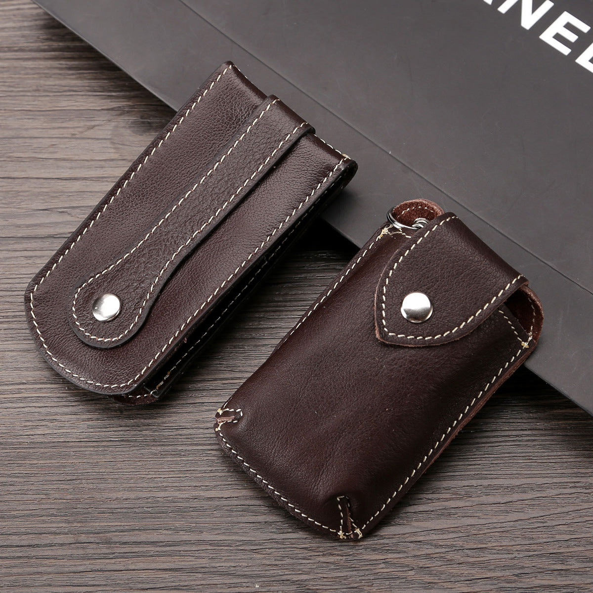 Car key bag with belt waist keychain