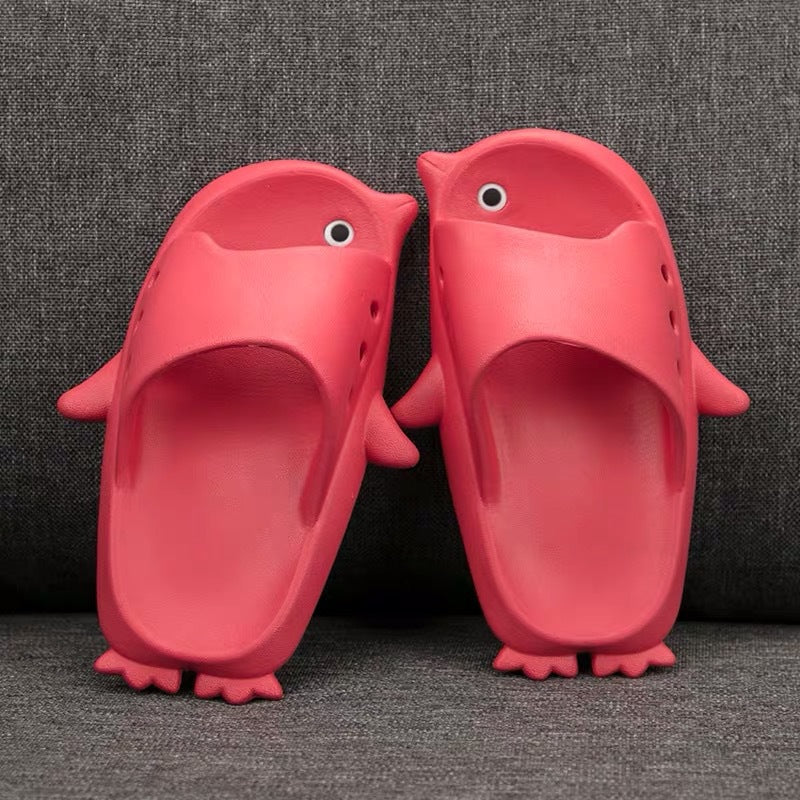 Children's Slippers Summer Cute Penguin Princess Sandals Soft Flip Flops Cartoon Non Slip Shoes