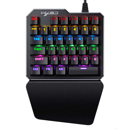 Mini Mechanical One-handed Keyboard With 35 Keys