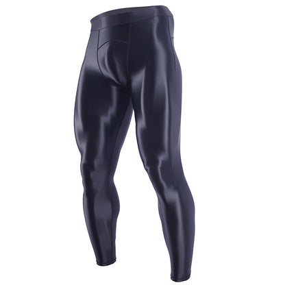 Shiny Men's Tight Pants Are Glossy And Silky