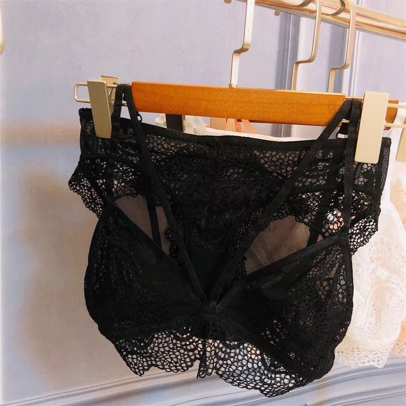 Lace underwireless underwear