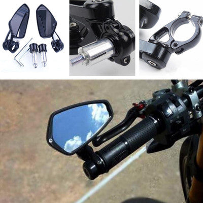 Motorcycle accessories high grade motorcycle retrofitted mirror hand, mirror 22MM all aluminum reversing mirror