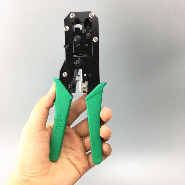 Dual-purpose crystal head net pliers