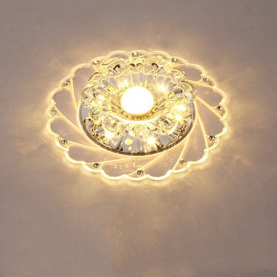 LED crystal corridor lamp