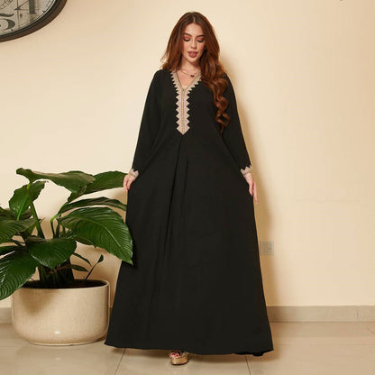 Middle East Muslim Women's Wear Swing Dress