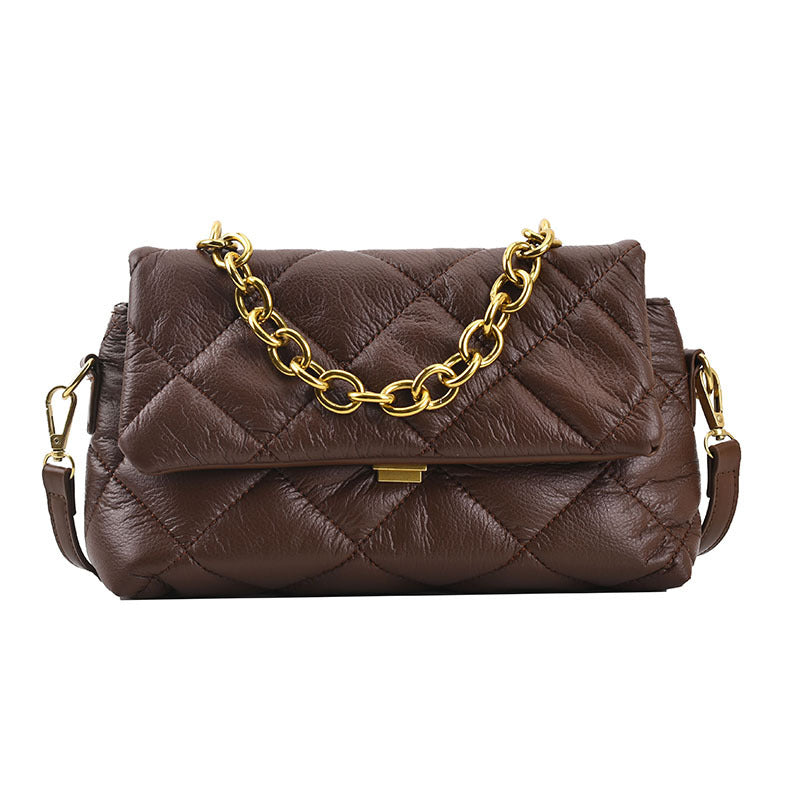 Retro Popular Diamond Embroidery Chain Handbag