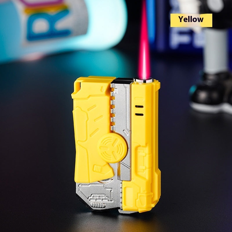 Personalized Fingertip Decompression Gyro Folding Gas Lighters