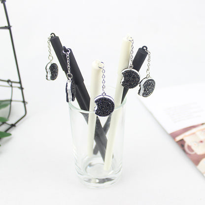 Pendant Gel Pen Student Creativity Popular Black And White