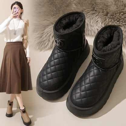 Women's Thickened Fleece Plus Size Winter Fashion Boots