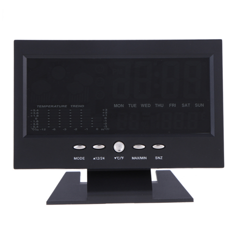 Multi-function large-screen calendar clock LED clock with backlight weather forecast digital desktop clock